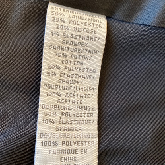 RW & Co Wool Blend Grey Blazer Size 10 EUC - Picture 5 of 7